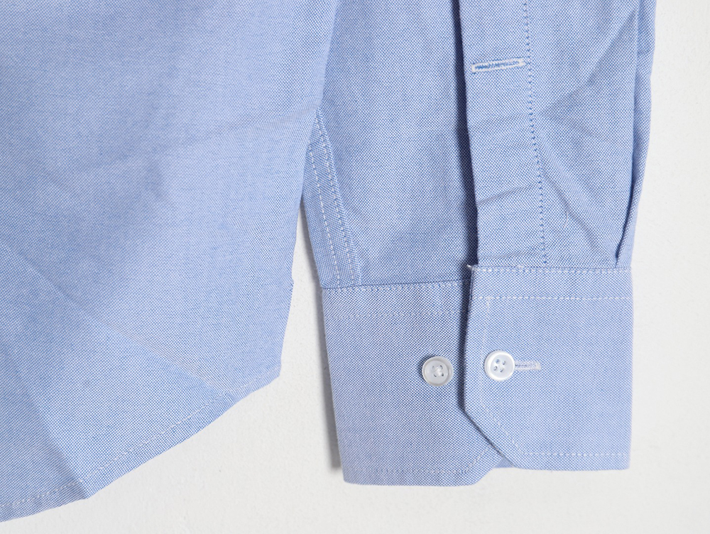 Thom Browne Oxford Classic Cuff Tricolor Long Sleeve Shirt TSK1