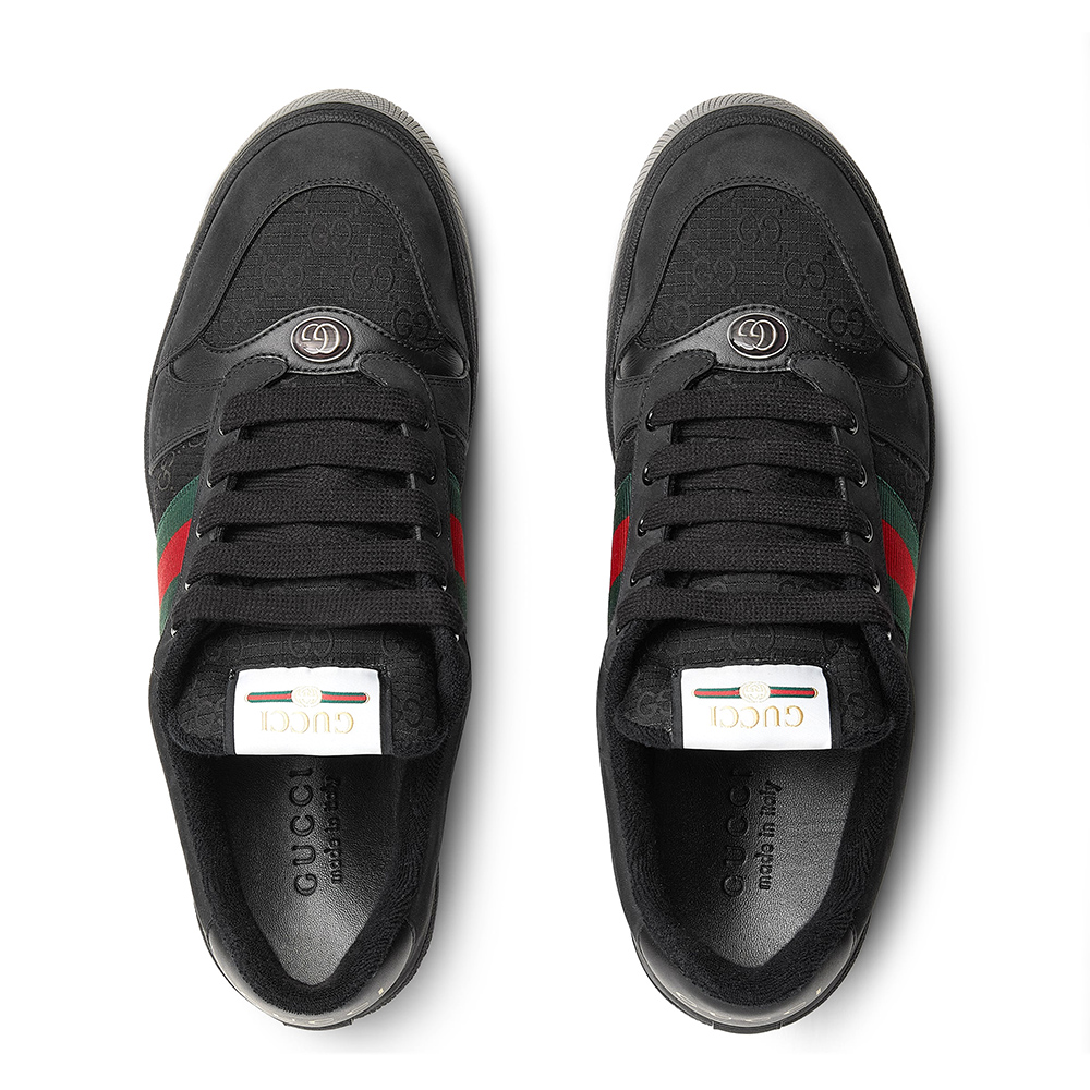 Gucci GG Screener 'GG Canvas - Black Green Red'