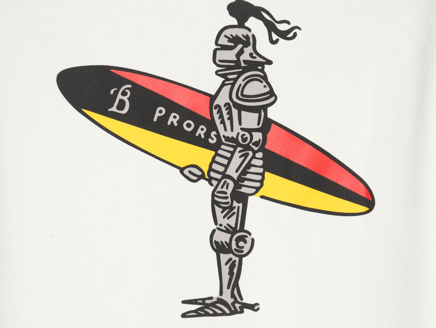 Burberry War Horse Surf Skate Print Short Sleeve T-Shirt