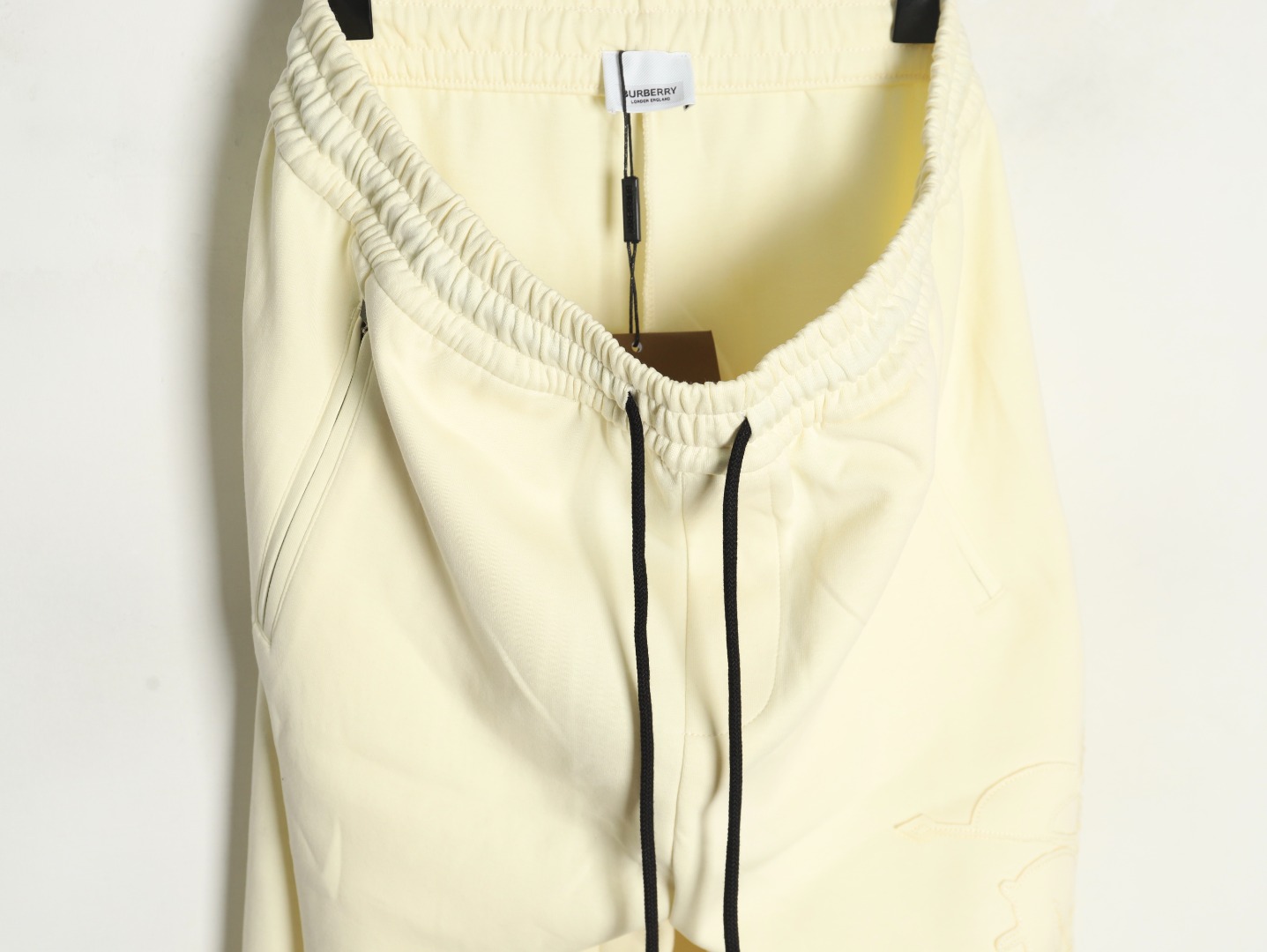 Burberry 3D embroidered logo sports casual sweatpants
