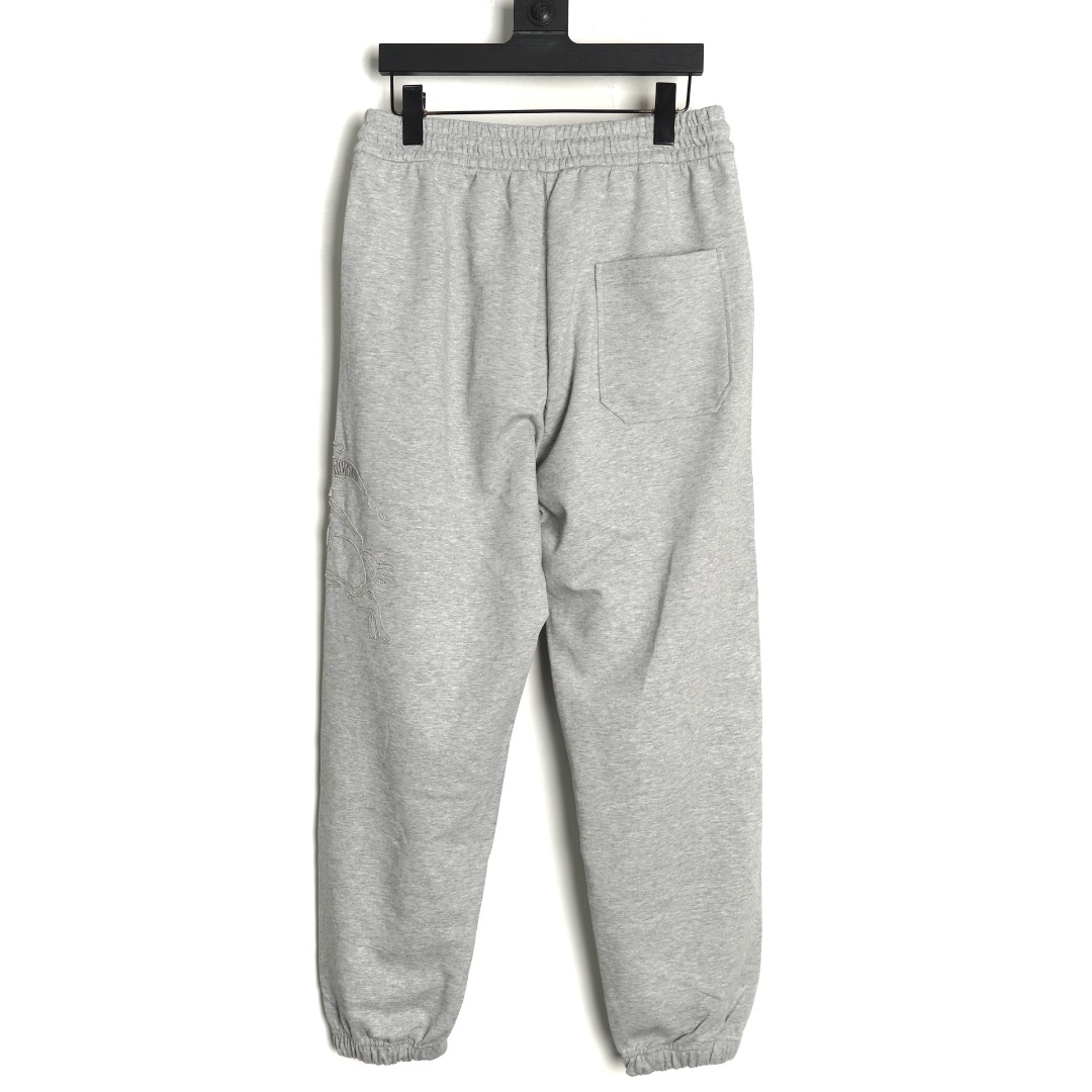 Burberry 3D embroidered logo sports casual sweatpants TSK1