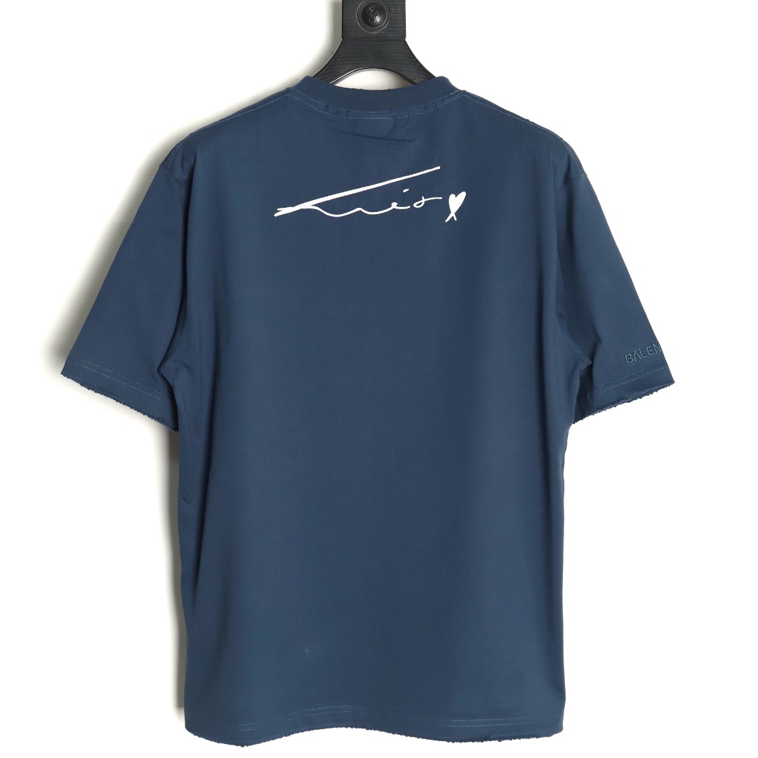 Balenciaga PP krit art short-sleeved T-shirt