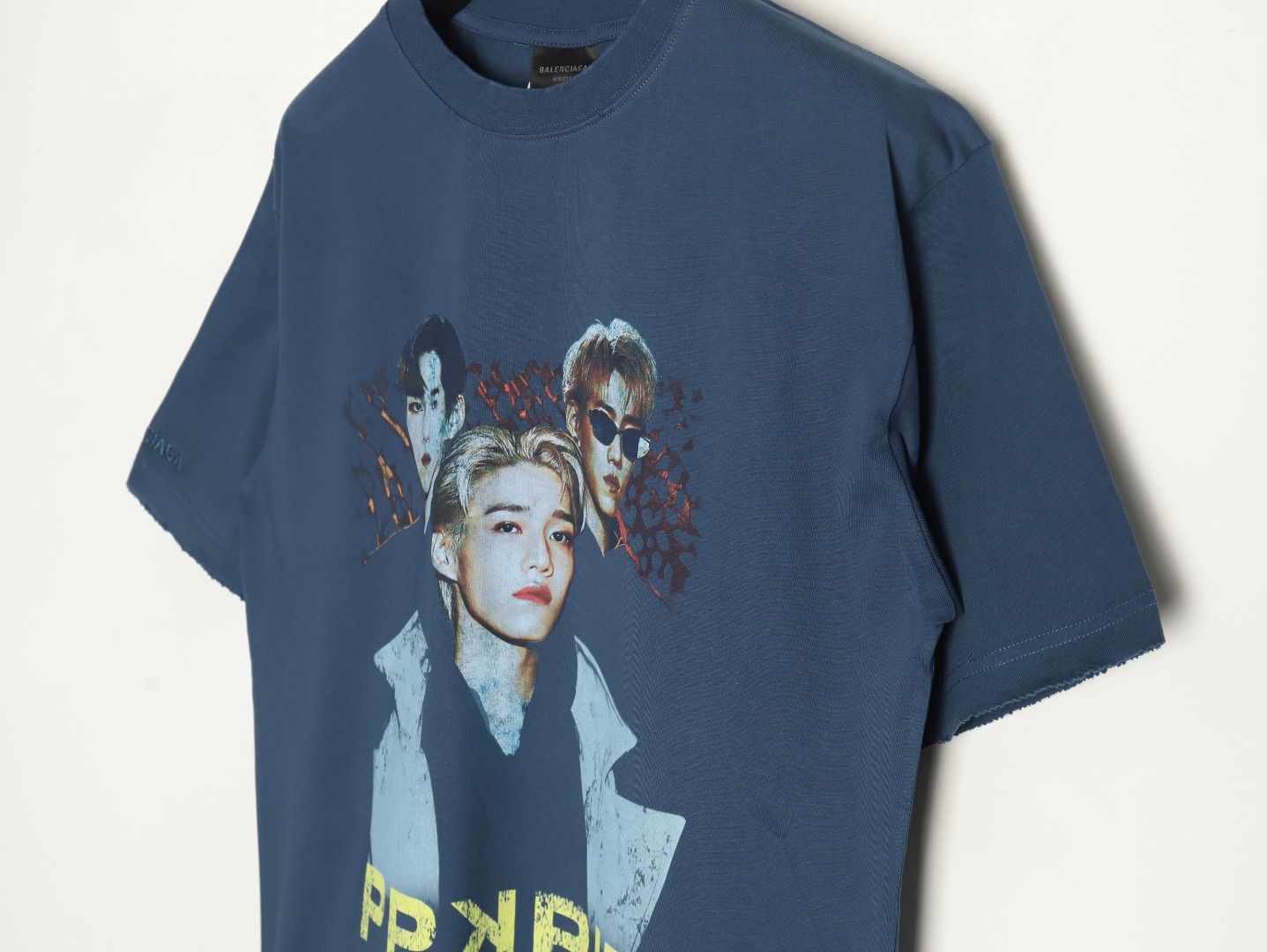 Balenciaga PP krit art short-sleeved T-shirt