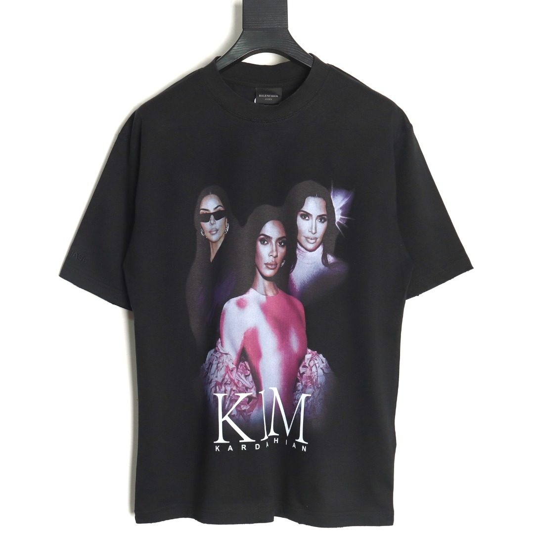 Balenciaga Kimk Art Short Sleeve T-Shirt