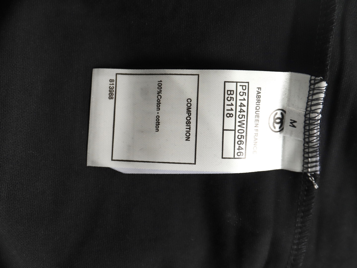 Chanel chest press rubber short sleeve T-shirt TSK1