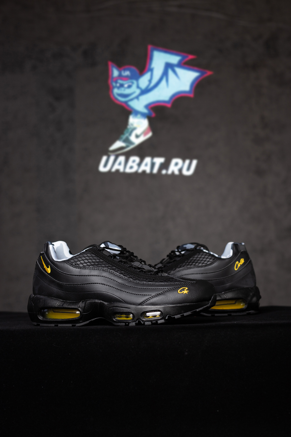 Corteiz x Air Max 95 SP 'Black Tour Yellow'