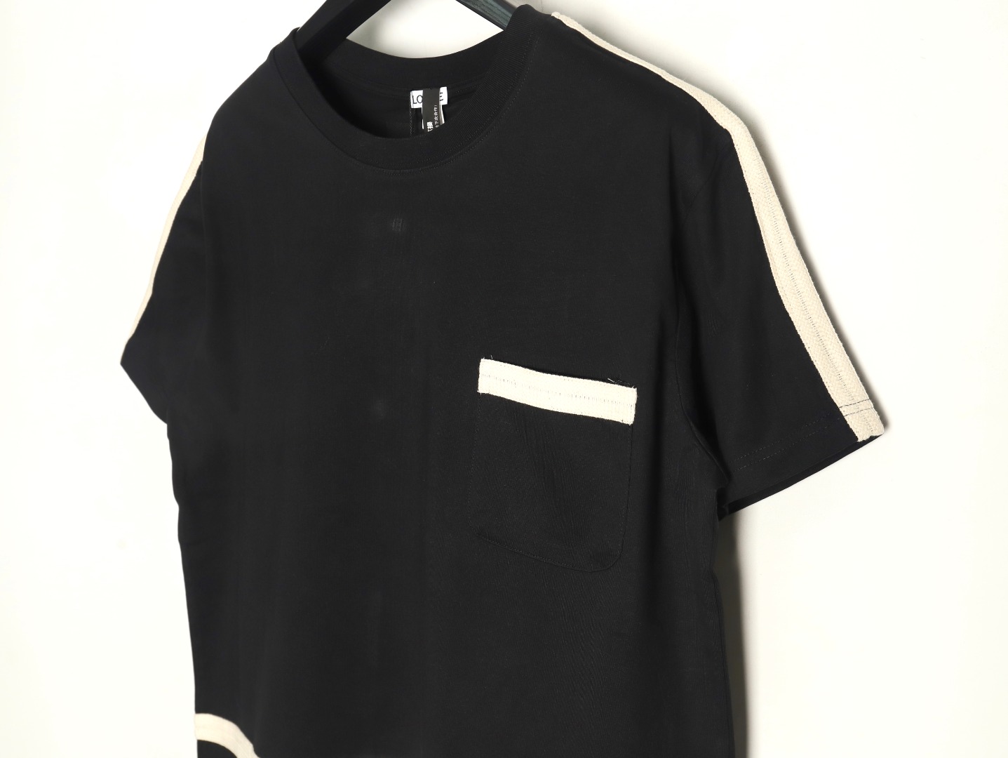 Loewe Colorblock Braided Ribbon Crew Neck T-shirt TSK1