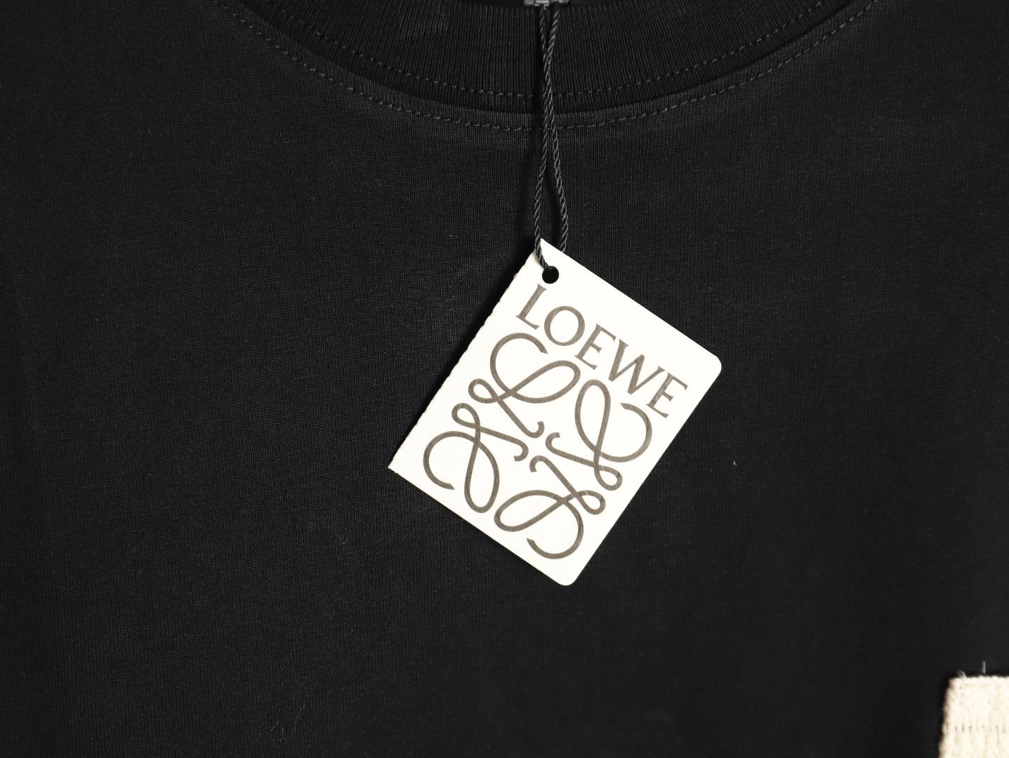 Loewe Colorblock Braided Ribbon Crew Neck T-shirt TSK1