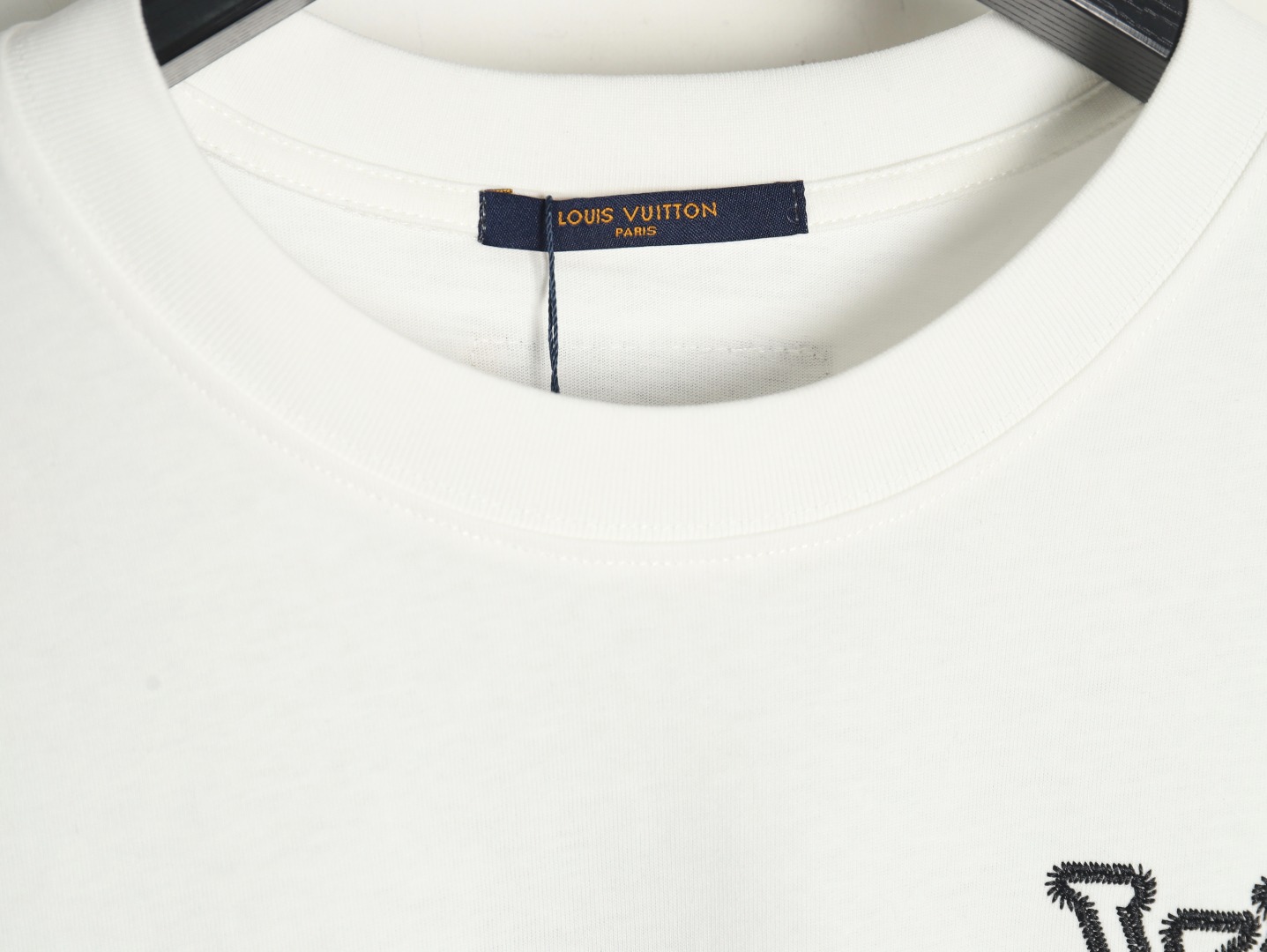 Louis Vuitton embroidered monogram logo short sleeves