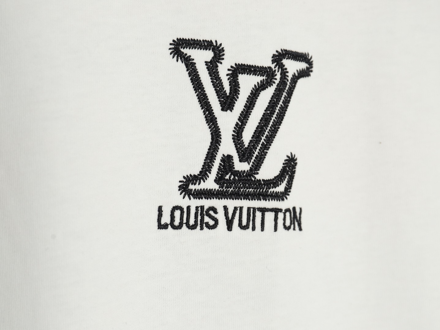 Louis Vuitton embroidered monogram logo short sleeves