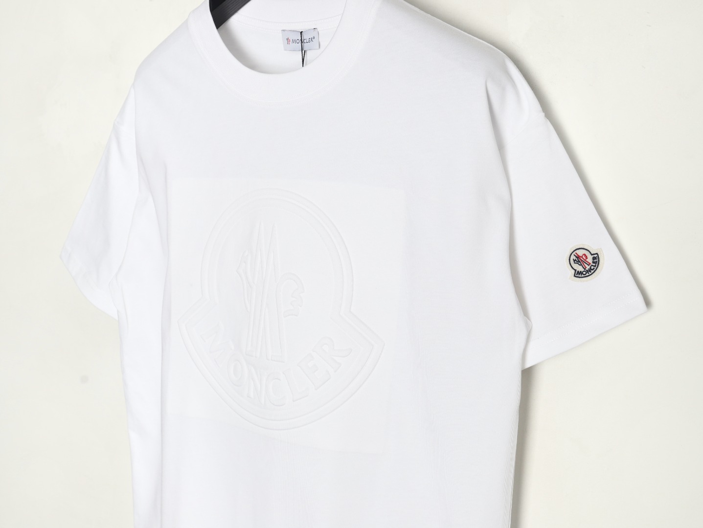Moncler embossed logo short sleeve