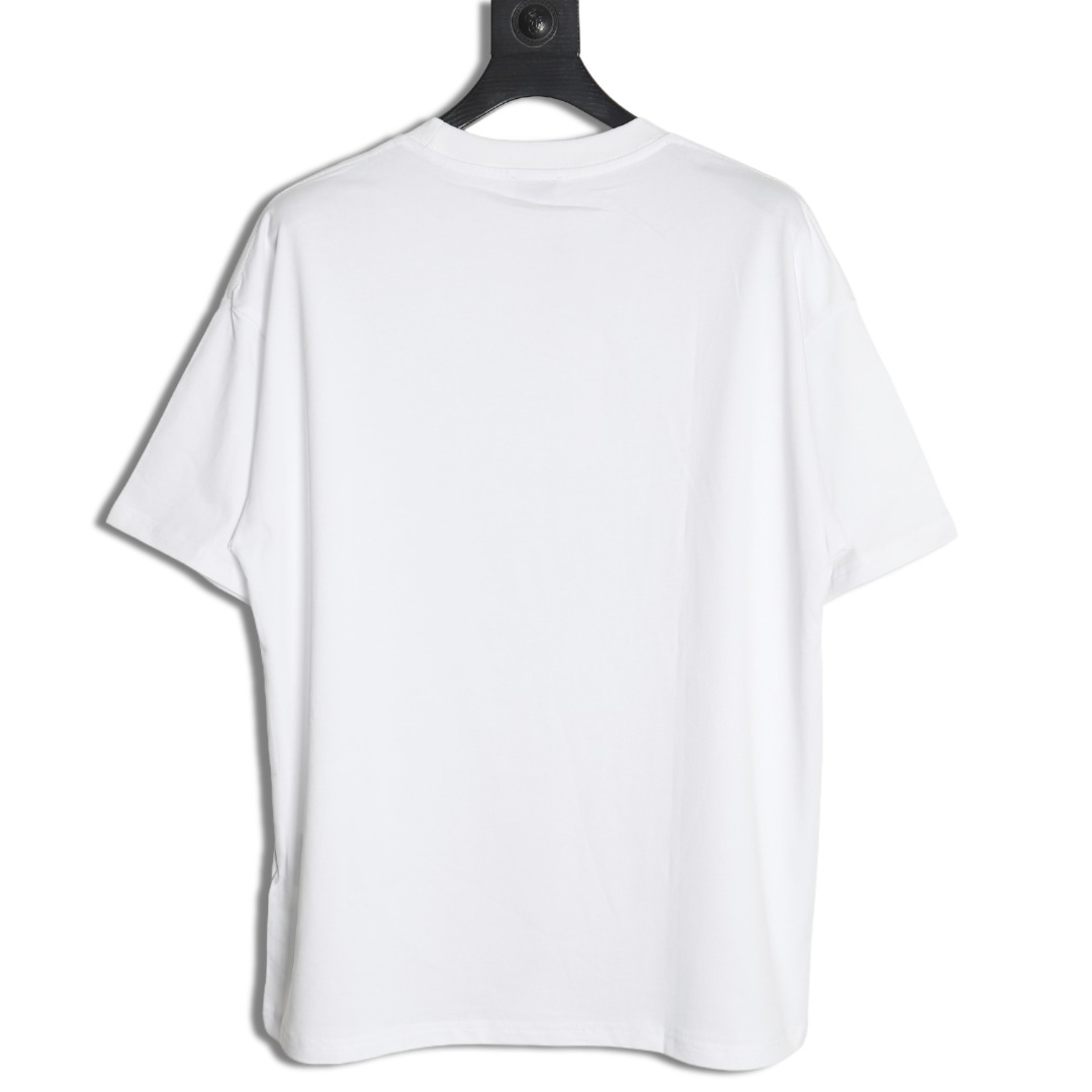 Moncler overlapping logo print short sleeves