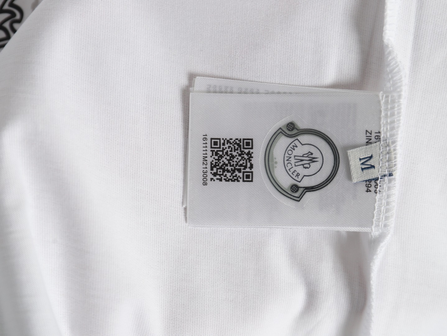 Moncler overlapping logo print short sleeves