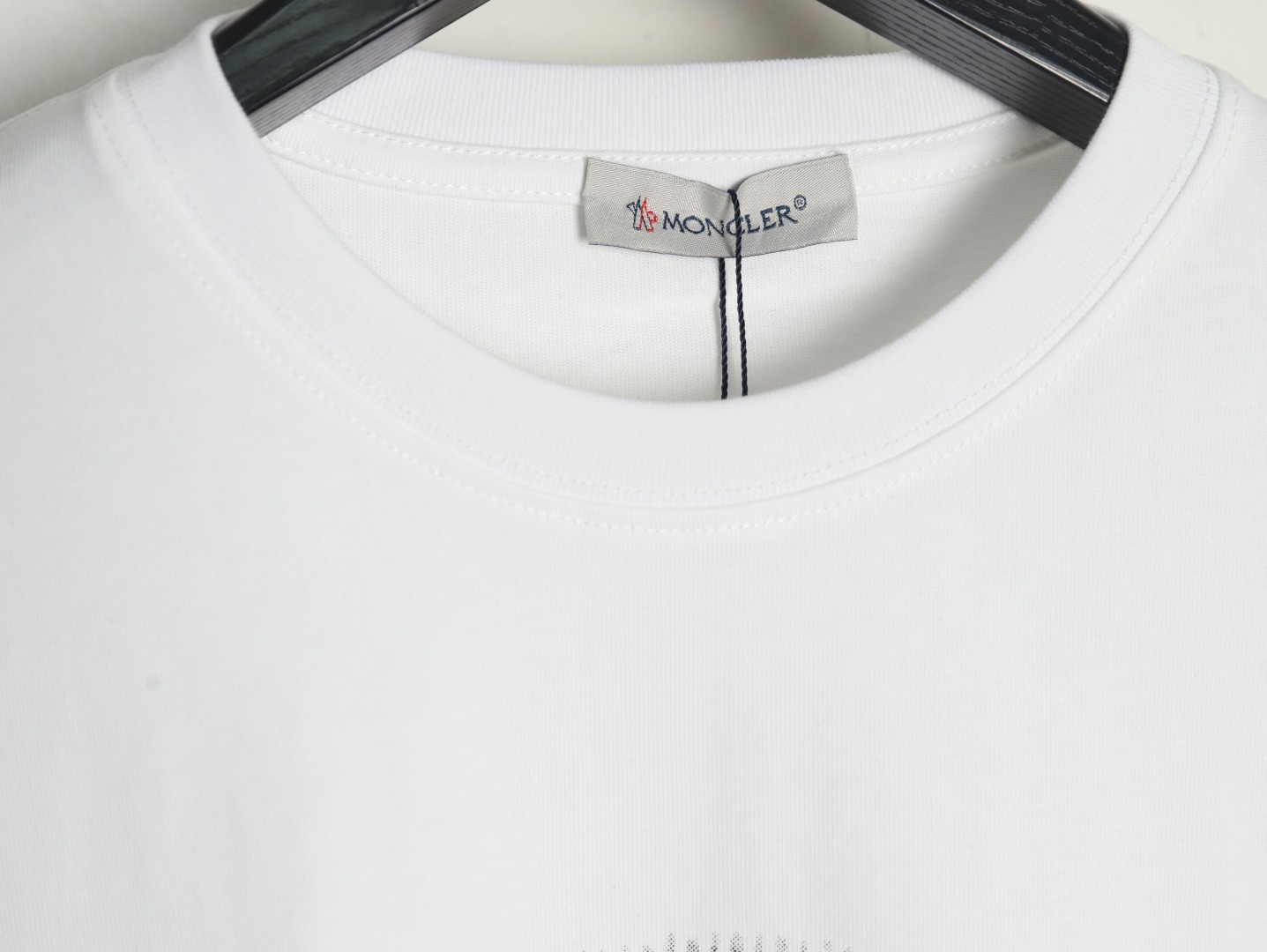 Moncler pixel blurred logo print short sleeves
