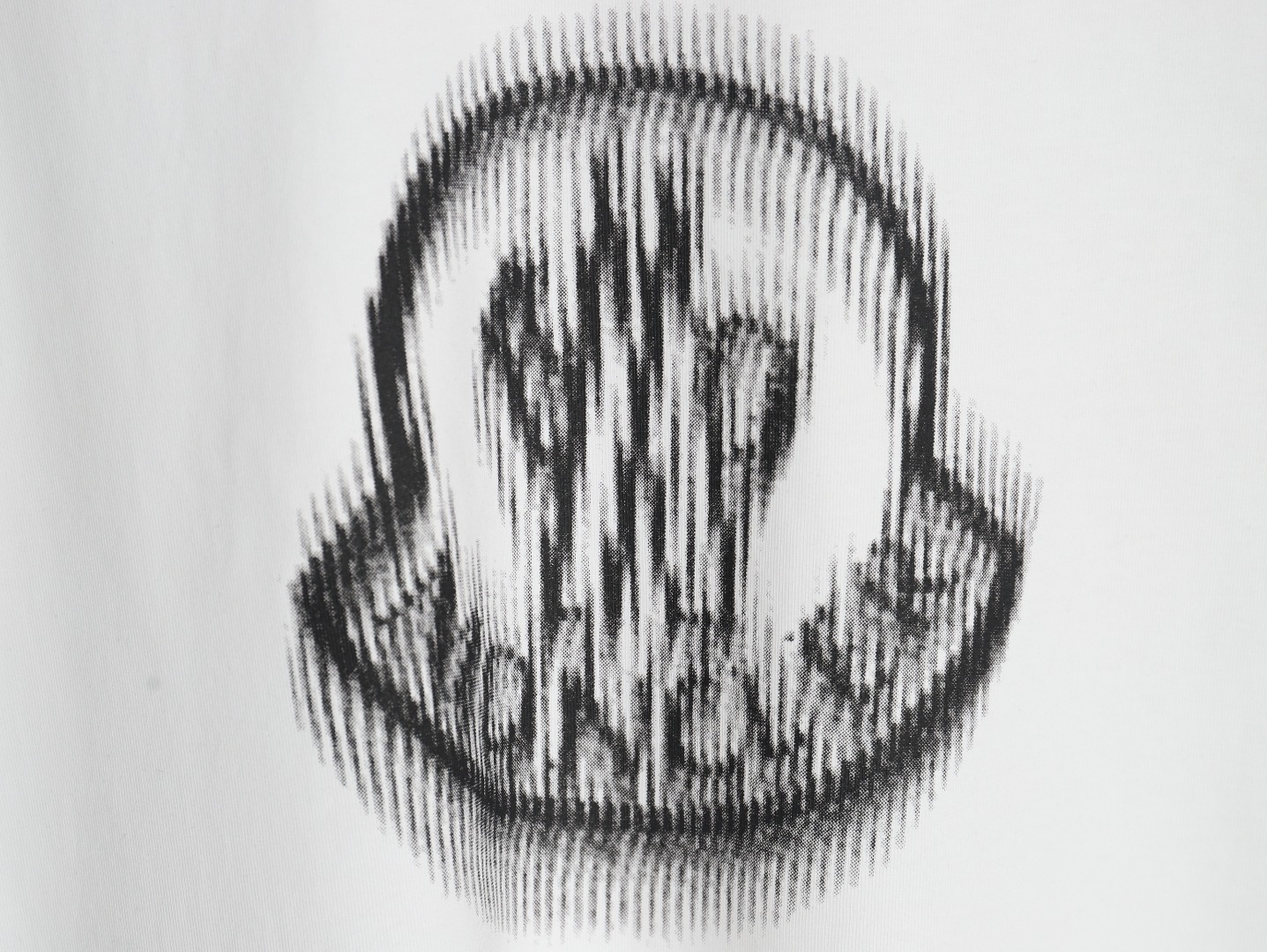 Moncler pixel blurred logo print short sleeves