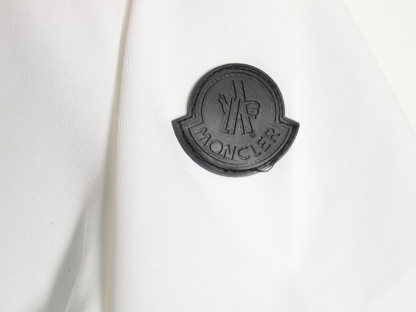 Moncler pixel blurred logo print short sleeves