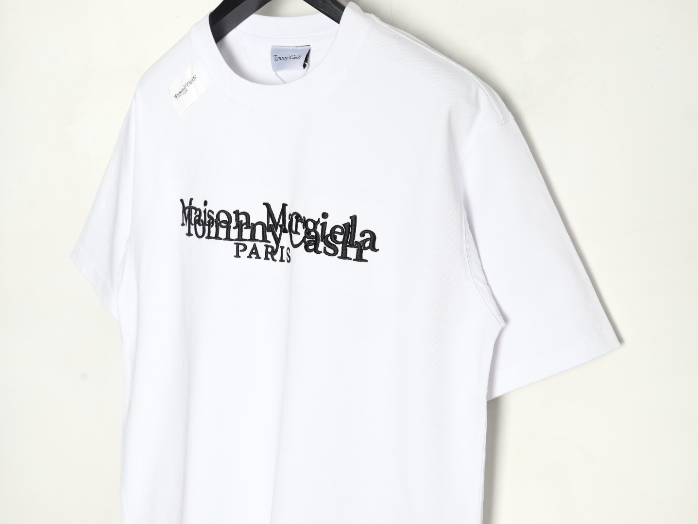 Maison Margiela & Tommy Cash embroidered logo crew neck short sleeve T-shirt