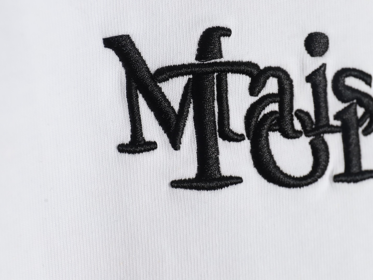 Maison Margiela & Tommy Cash embroidered logo crew neck short sleeve T-shirt