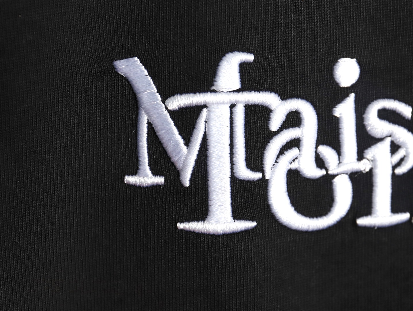 Maison Margiela & Tommy Cash embroidered logo crew neck short sleeve T-shirt TSK1