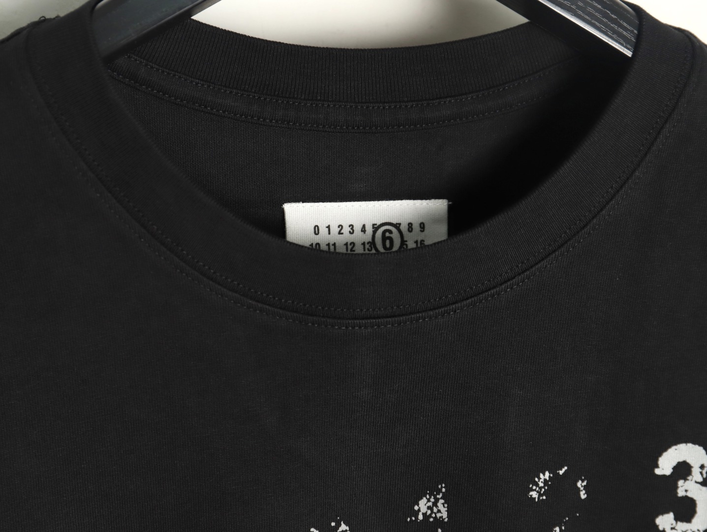 Maison Margiela digital painting mottled graffiti round neck short-sleeved T-shirt TSK1