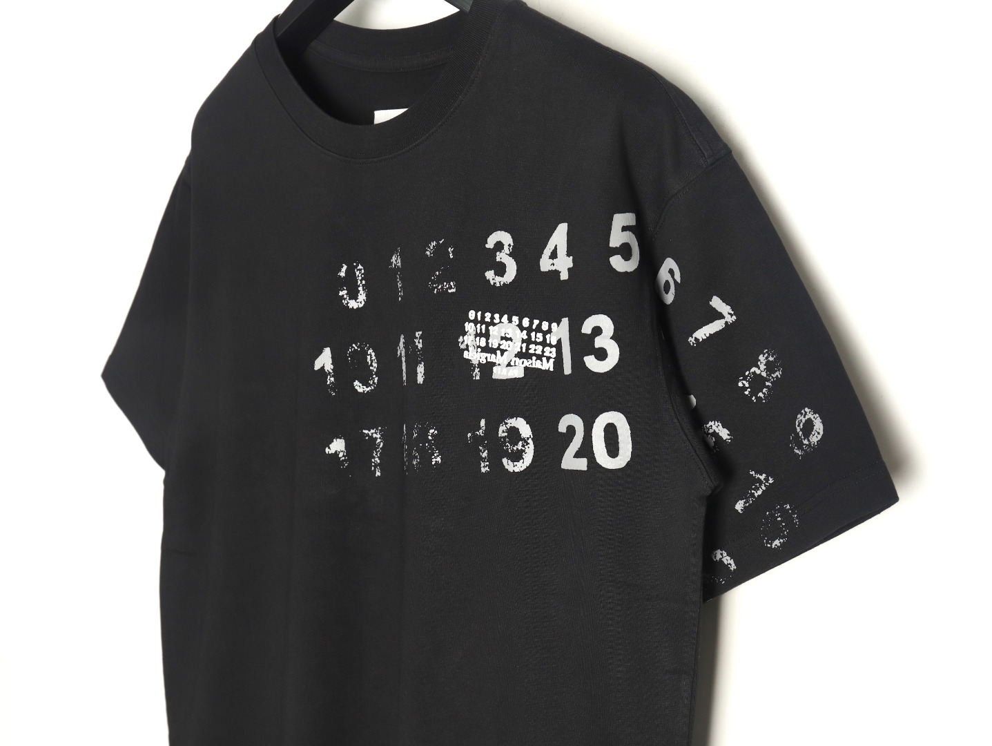 Maison Margiela digital painting mottled graffiti round neck short-sleeved T-shirt TSK1