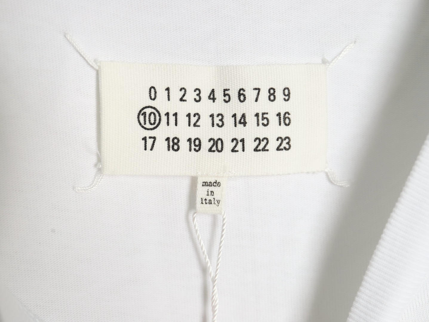 Maison Margiela MM10 printed crew neck short-sleeved T-shirt