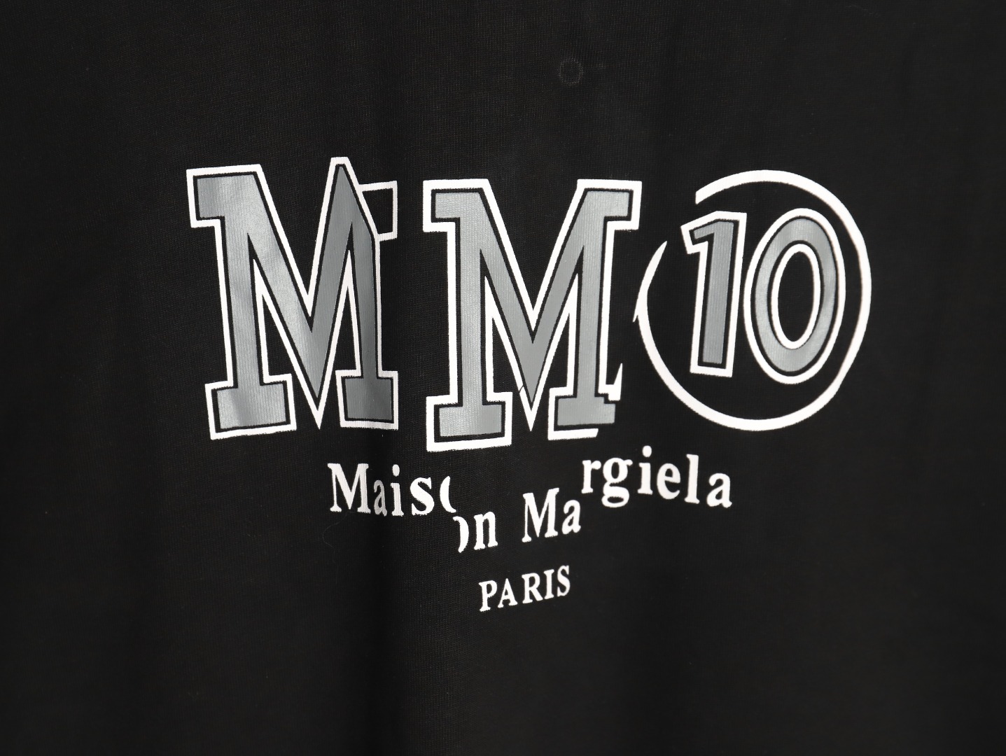 Maison Margiela MM10 printed crew neck short-sleeved T-shirt TSK1