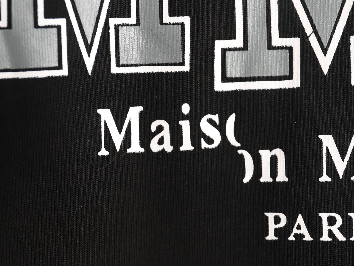 Maison Margiela MM10 printed crew neck short-sleeved T-shirt TSK1