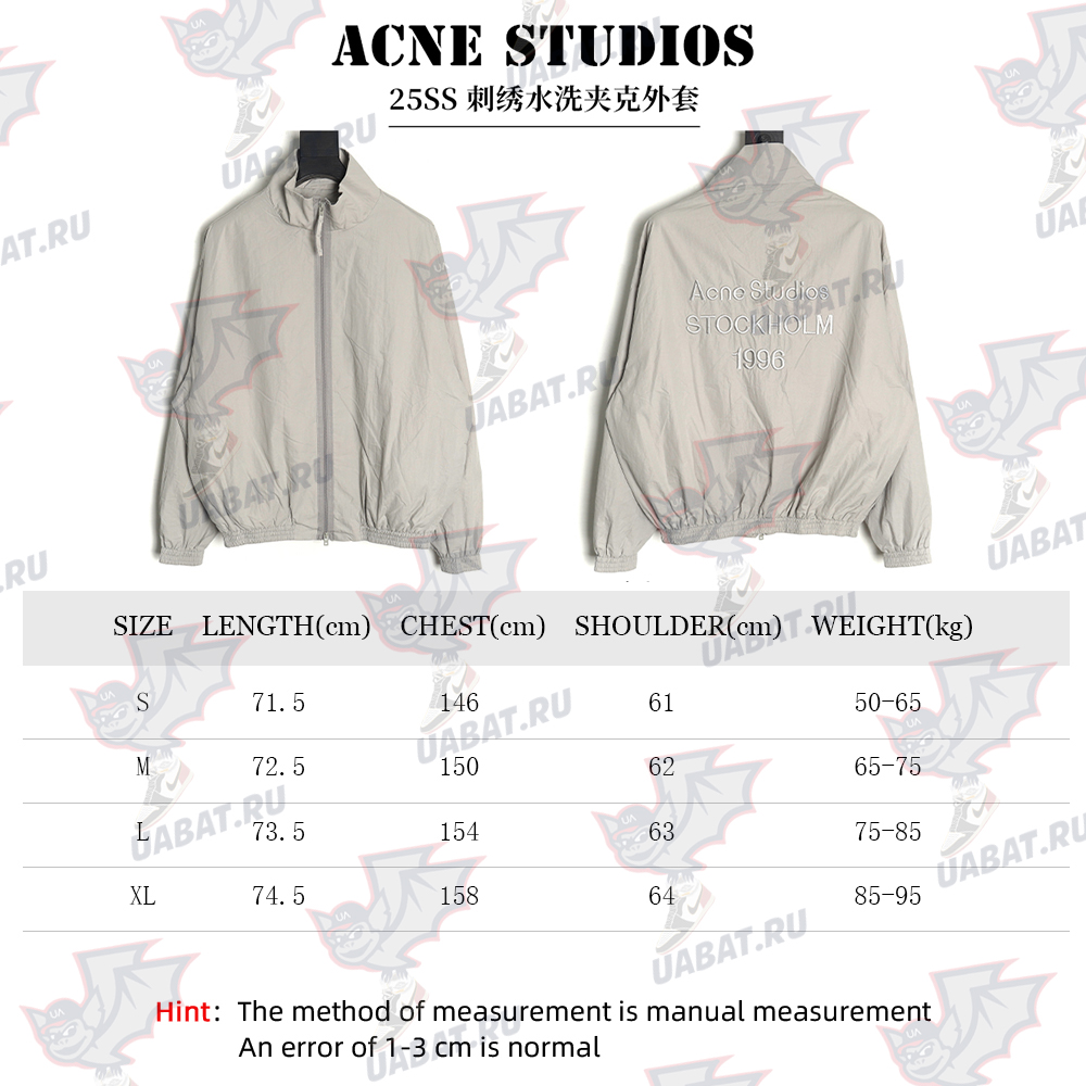 Acne Studios embroidered washed jacket