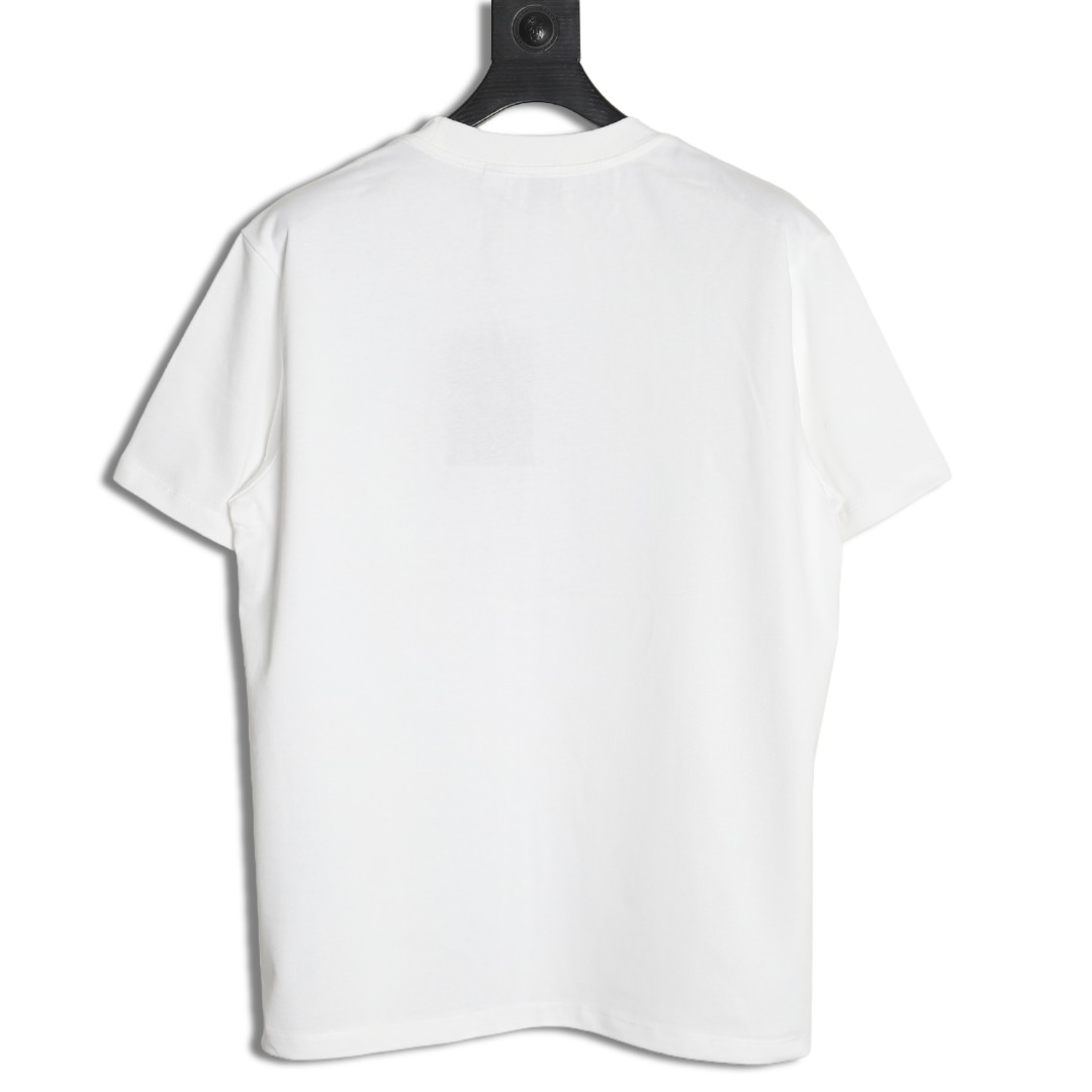 Burberry bear embroidered chest T-shirt