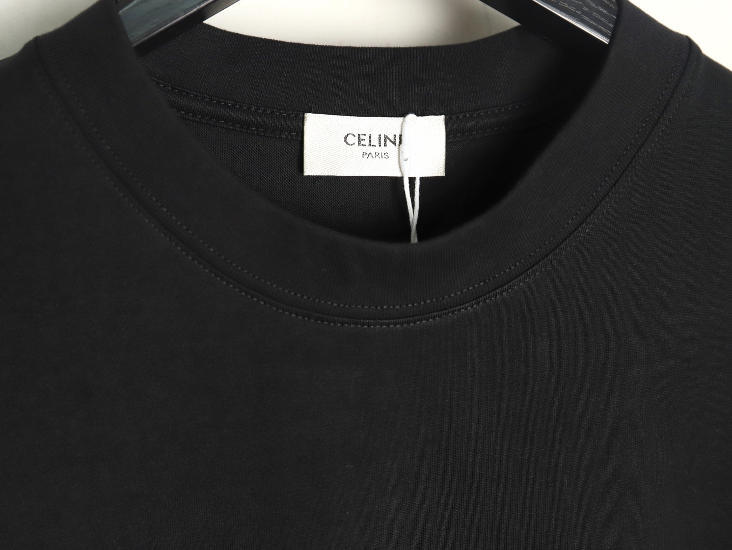 Celine rivet letter heavy industry short sleeves