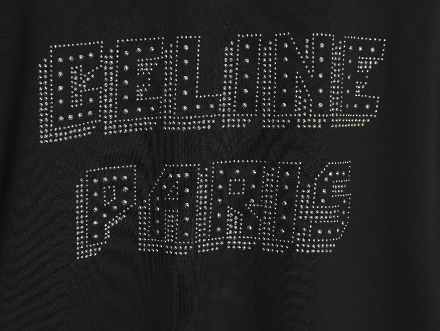 Celine rivet letter heavy industry short sleeves