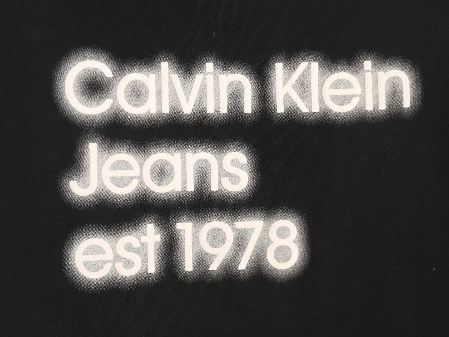 Calvin Klein small embroidery back print short sleeves TSK1