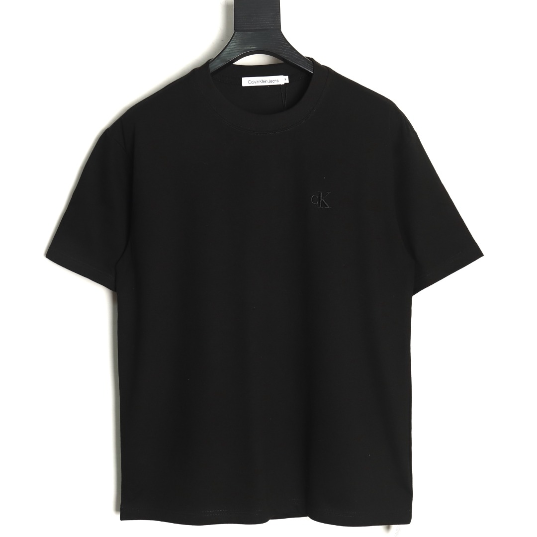 Calvin Klein small embroidery back print short sleeves TSK1