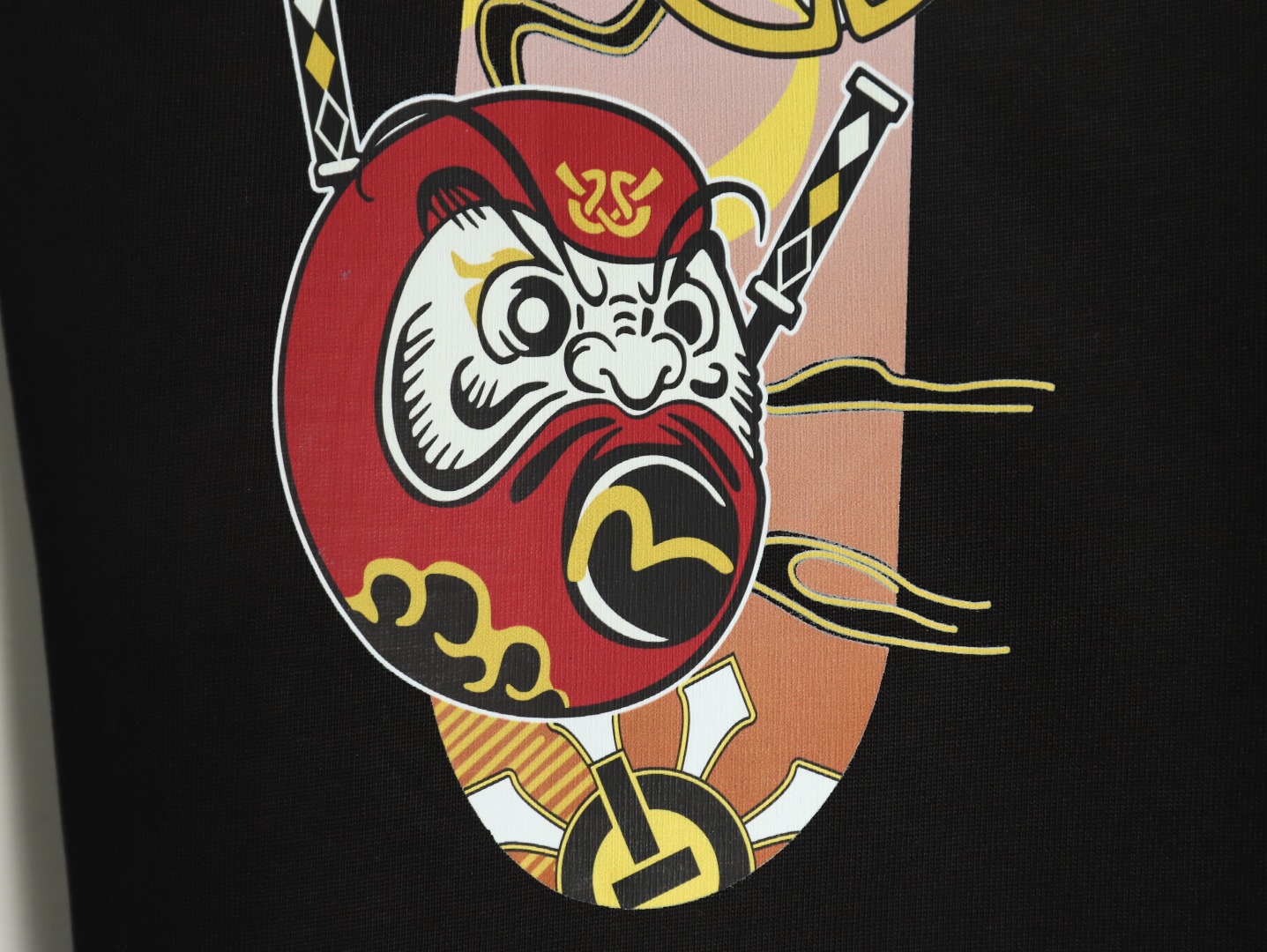 Evisu Buddha head large M print short sleeves