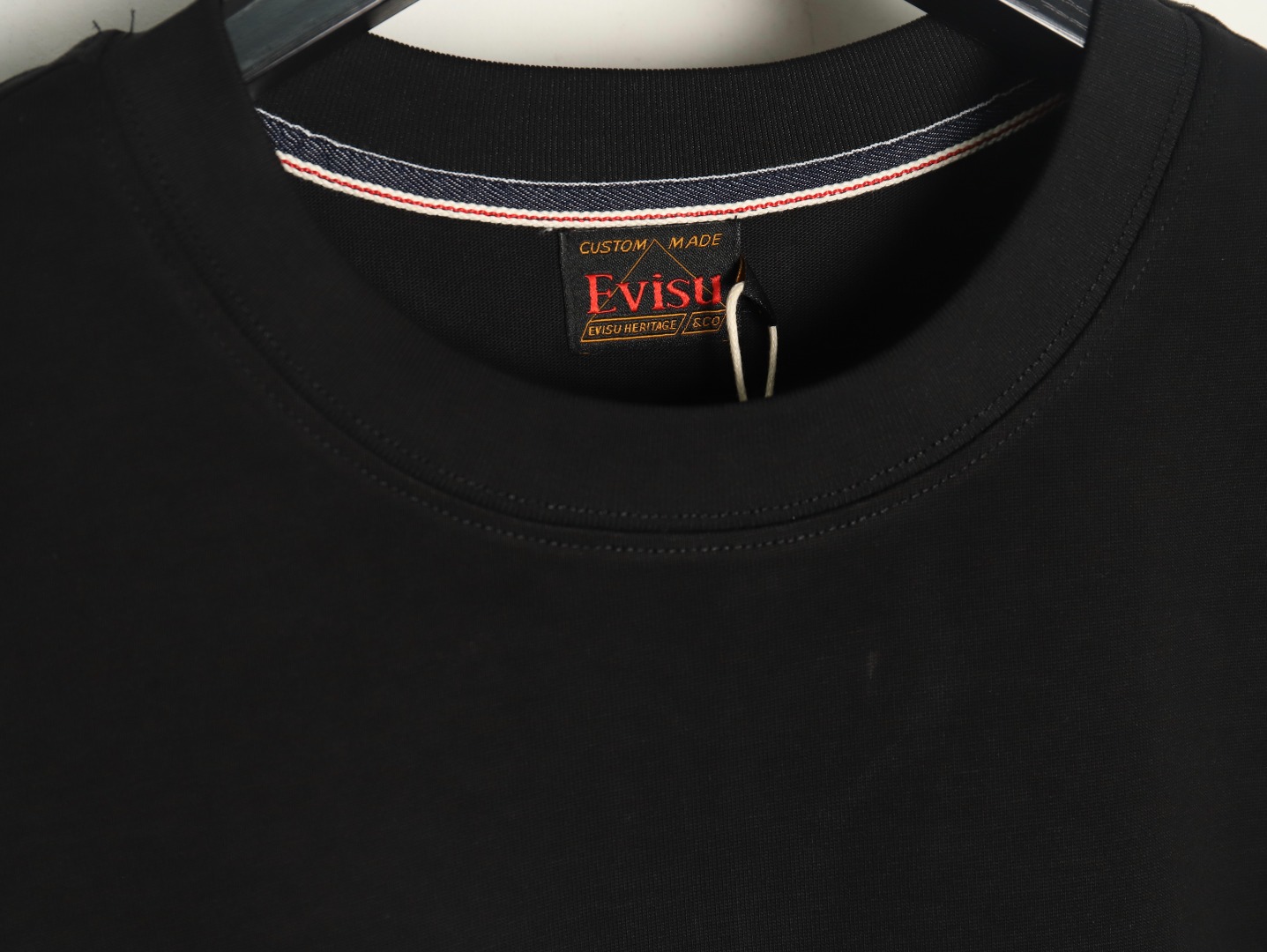 Evisu Buddha head large M print short sleeves