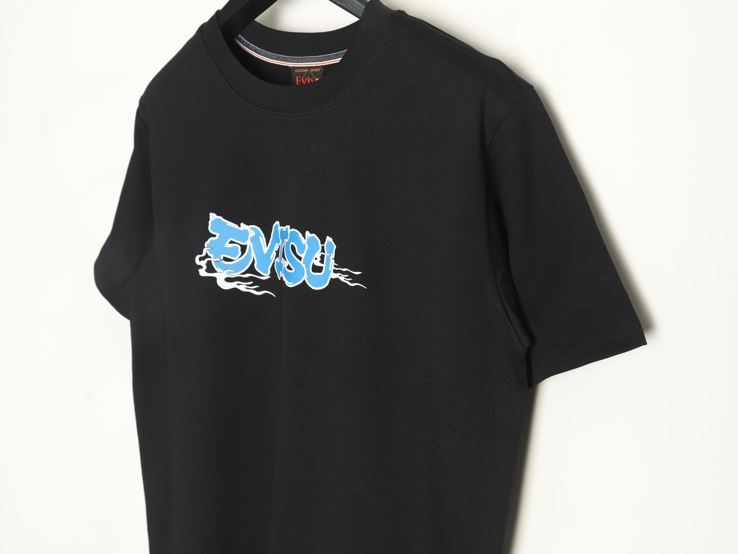 Evisu Buddha head large M print short sleeves