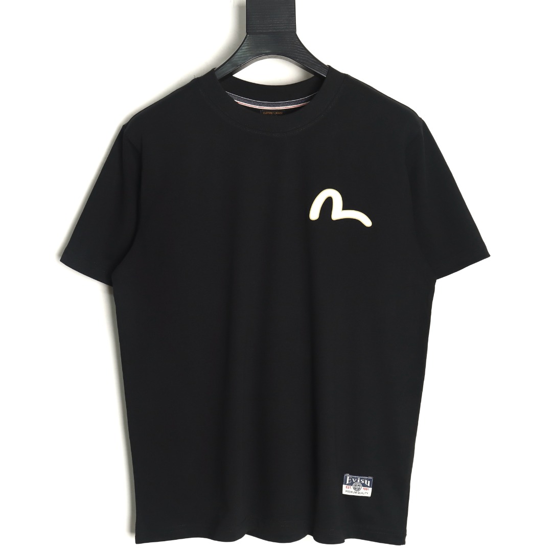 Evisu back carp print short sleeves