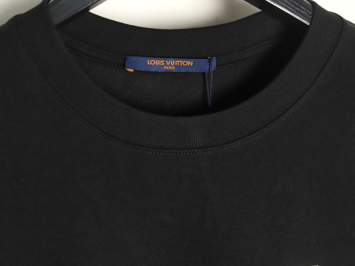 Louis Vuitton Back Checkerboard Short Sleeve T-Shirt TSK1