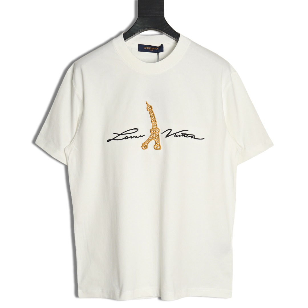 Louis Vuitton Tower Signature Embroidery Short Sleeve