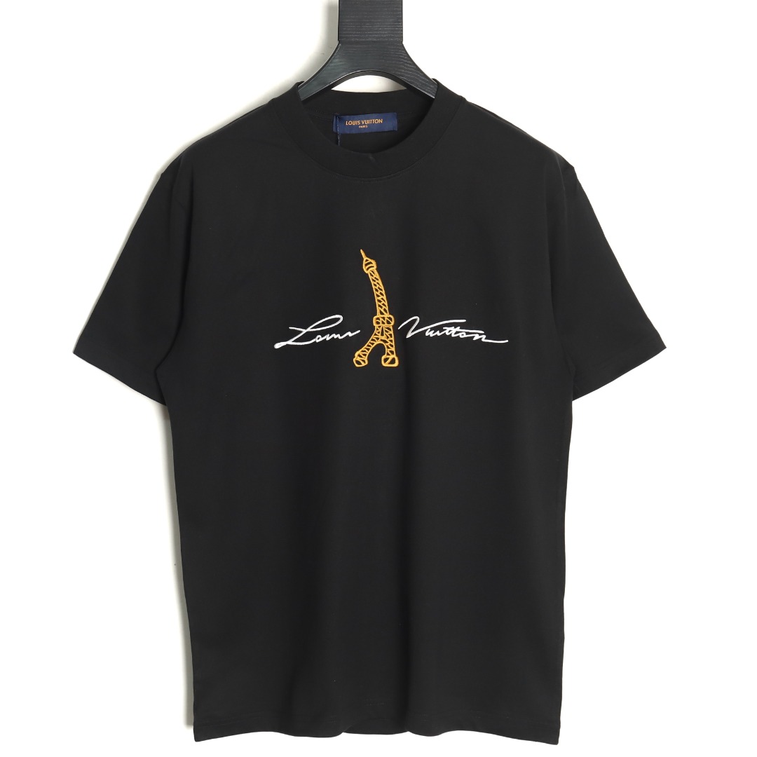Louis Vuitton Tower Signature Embroidery Short Sleeve TSK1