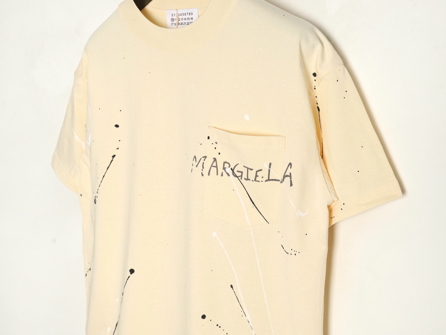 Maison Margiela splash print short-sleeved T-shirt