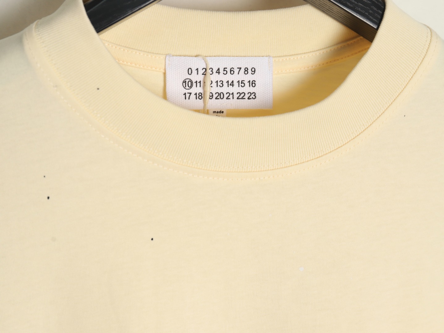 Maison Margiela splash print short-sleeved T-shirt