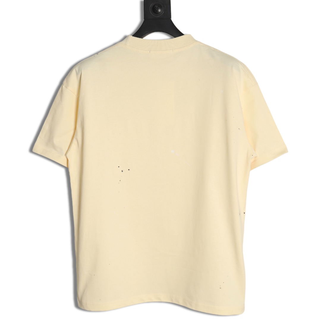 Maison Margiela splash print short-sleeved T-shirt