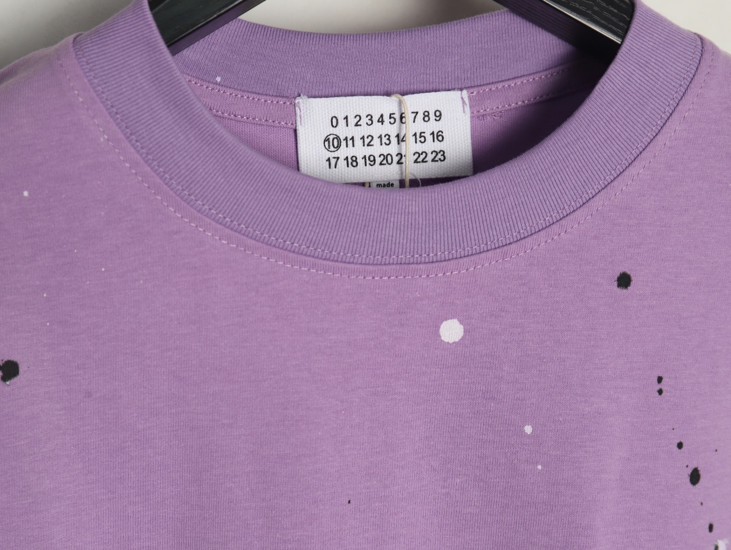 Maison Margiela splash print short-sleeved T-shirt TSK1