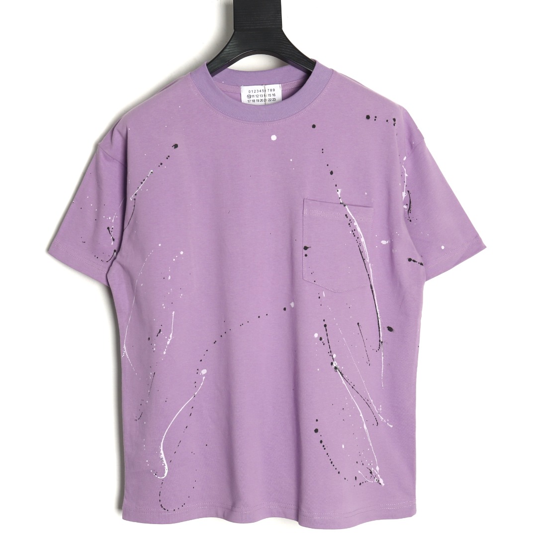 Maison Margiela splash print short-sleeved T-shirt TSK1