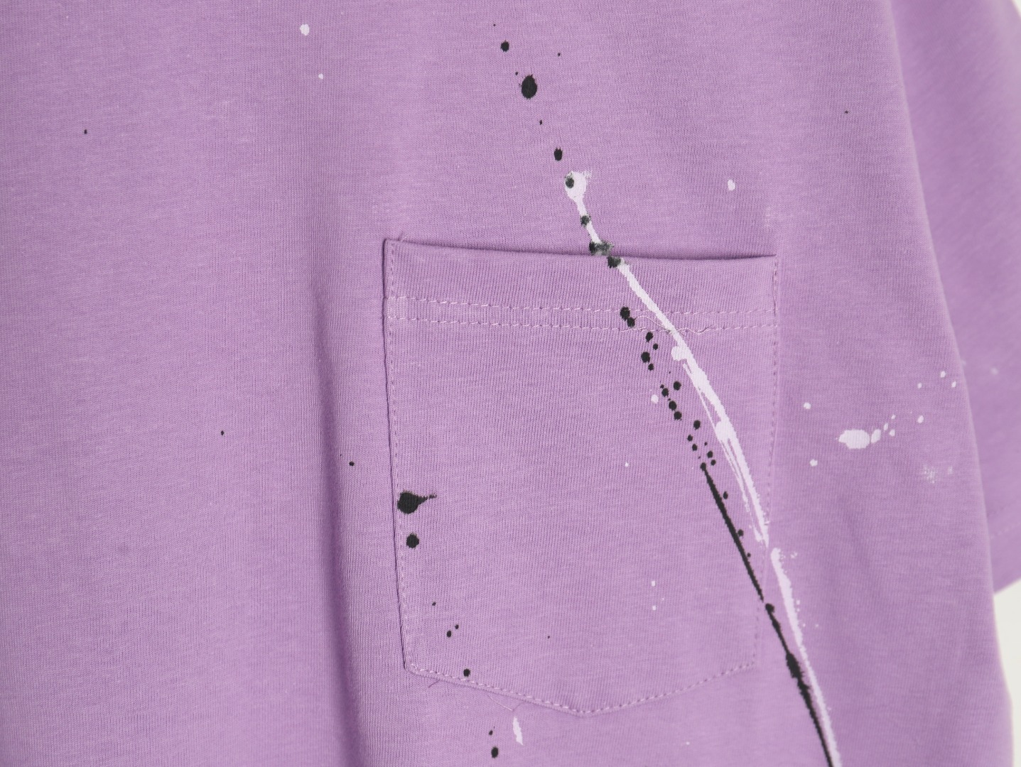Maison Margiela splash print short-sleeved T-shirt TSK1