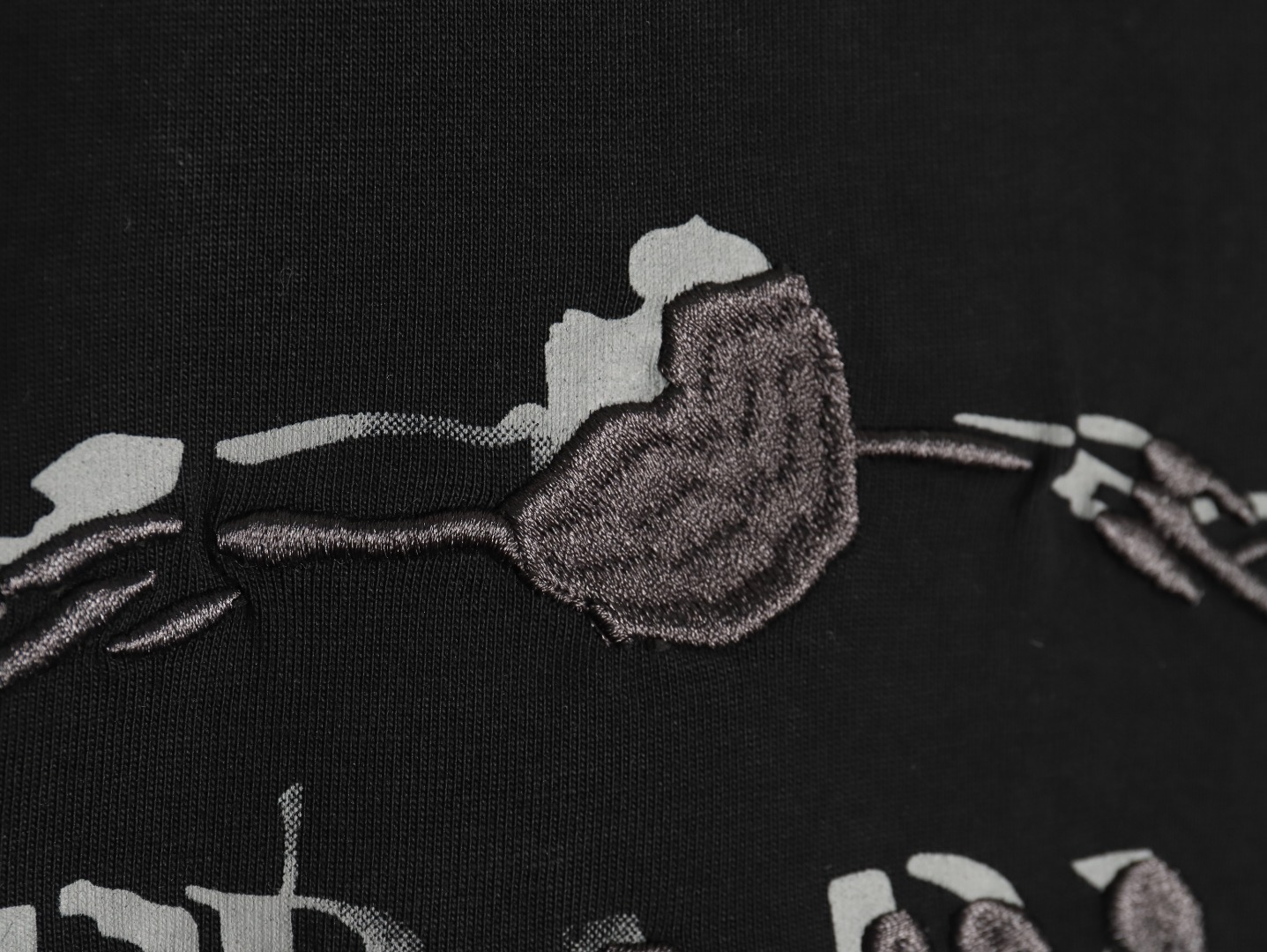 Prada hand-painted badge 3D embroidery short sleeves TSK1
