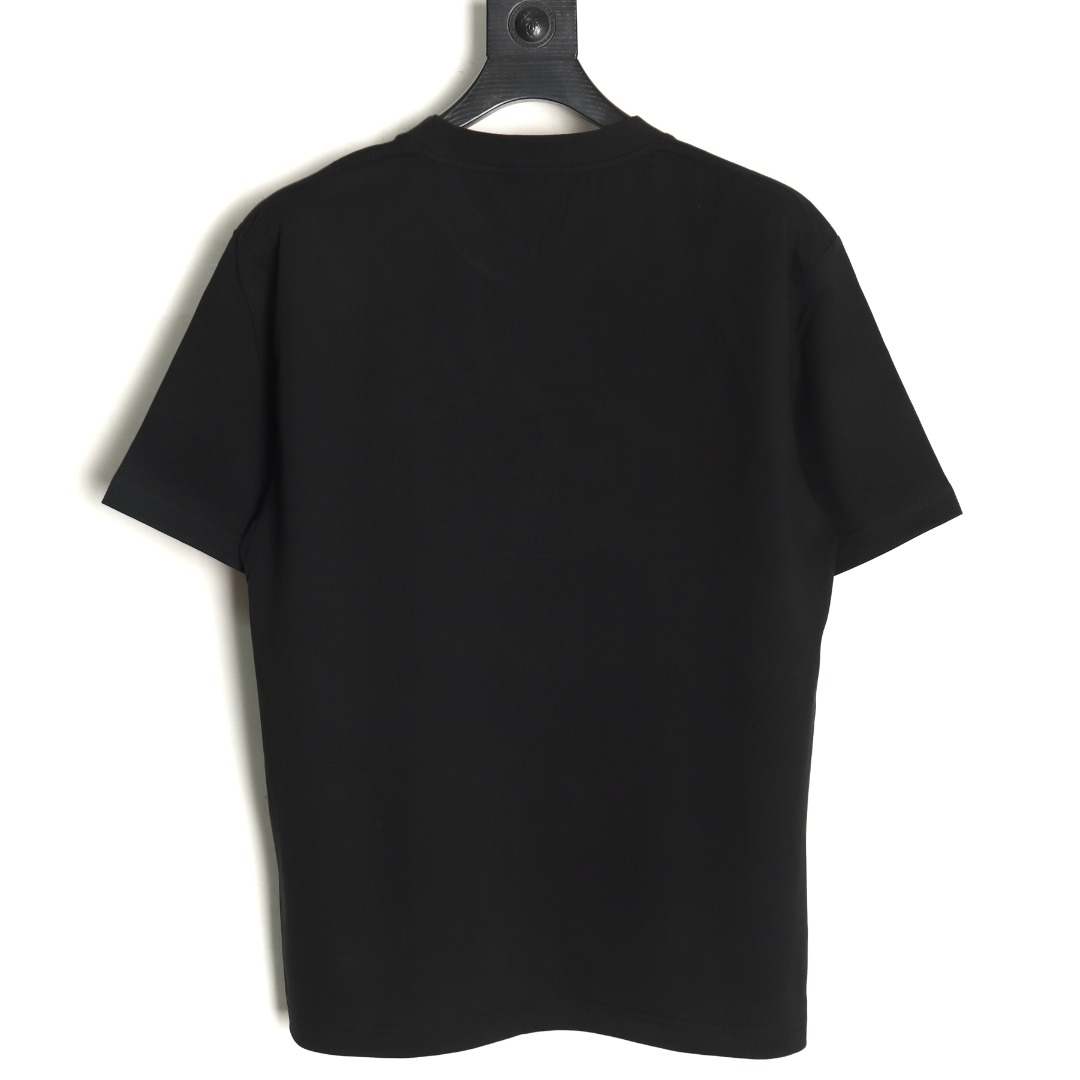 Prada hand-painted badge 3D embroidery short sleeves TSK1