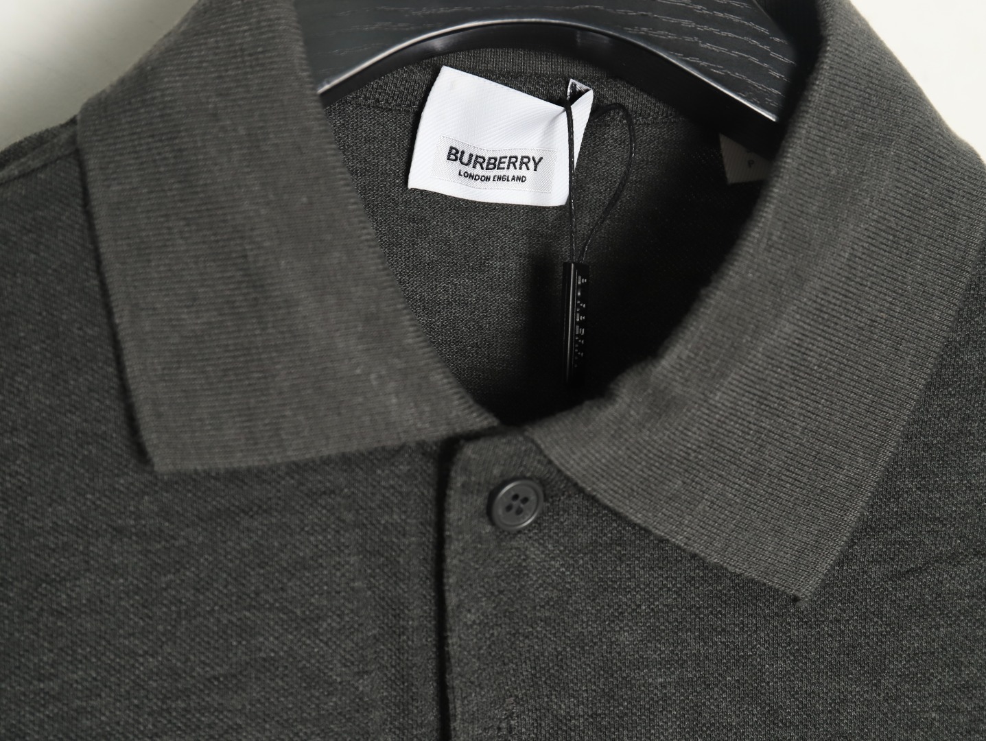 Burberry chest B-embroidered short-sleeved polo shirt TSK2